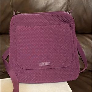 Vera Bradley Carson Mail Bag Gloxinia Purple